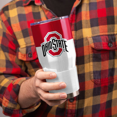 Ohio State 30oz Colorblock Stainless Tumbler - Logo Brands