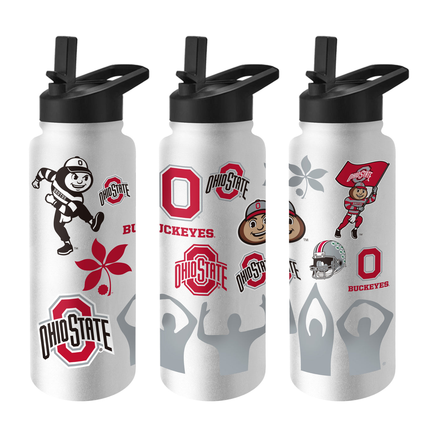 Ohio State 34oz Team Logos Quencher Bottle