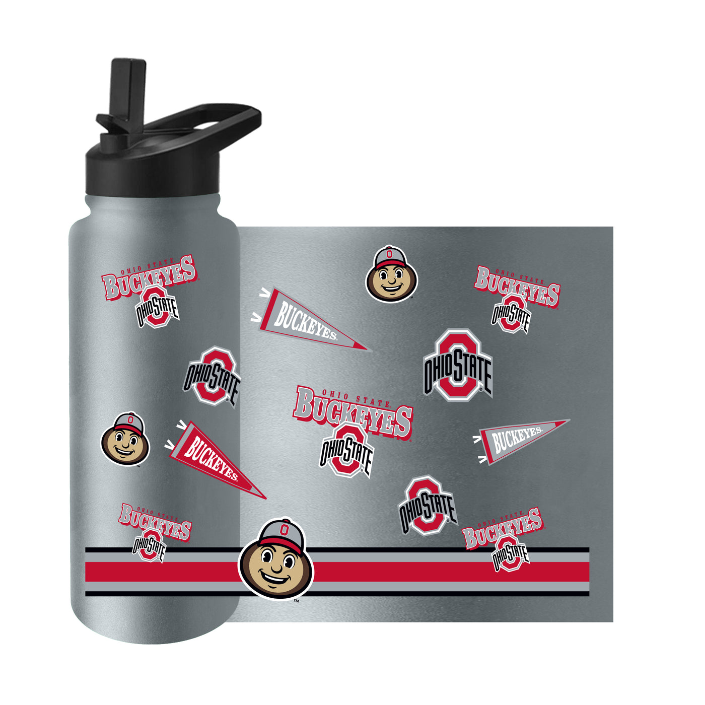 Ohio State 34oz TJX Native Quencher Bottle