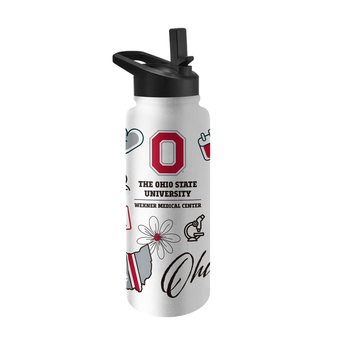 Ohio State Wexner Medical Center 34oz Native Quencher Bottle