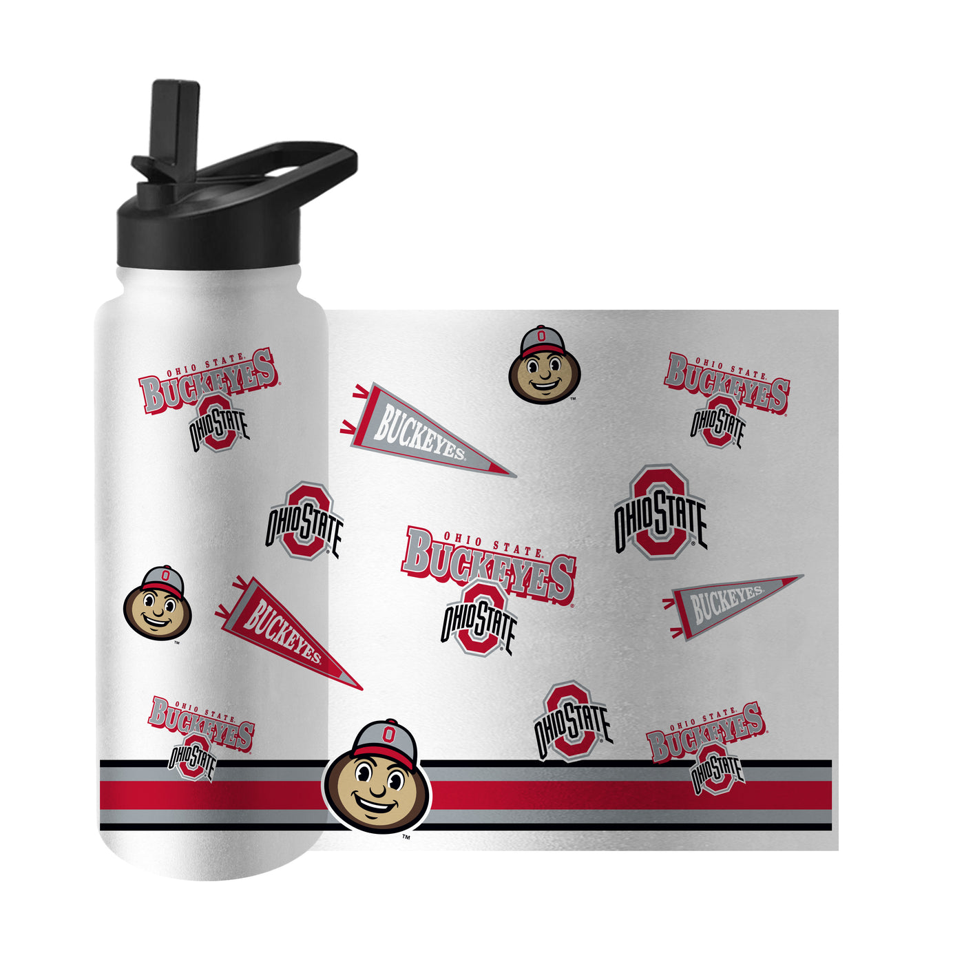 Ohio State 34oz TJX Native Quencher Bottle