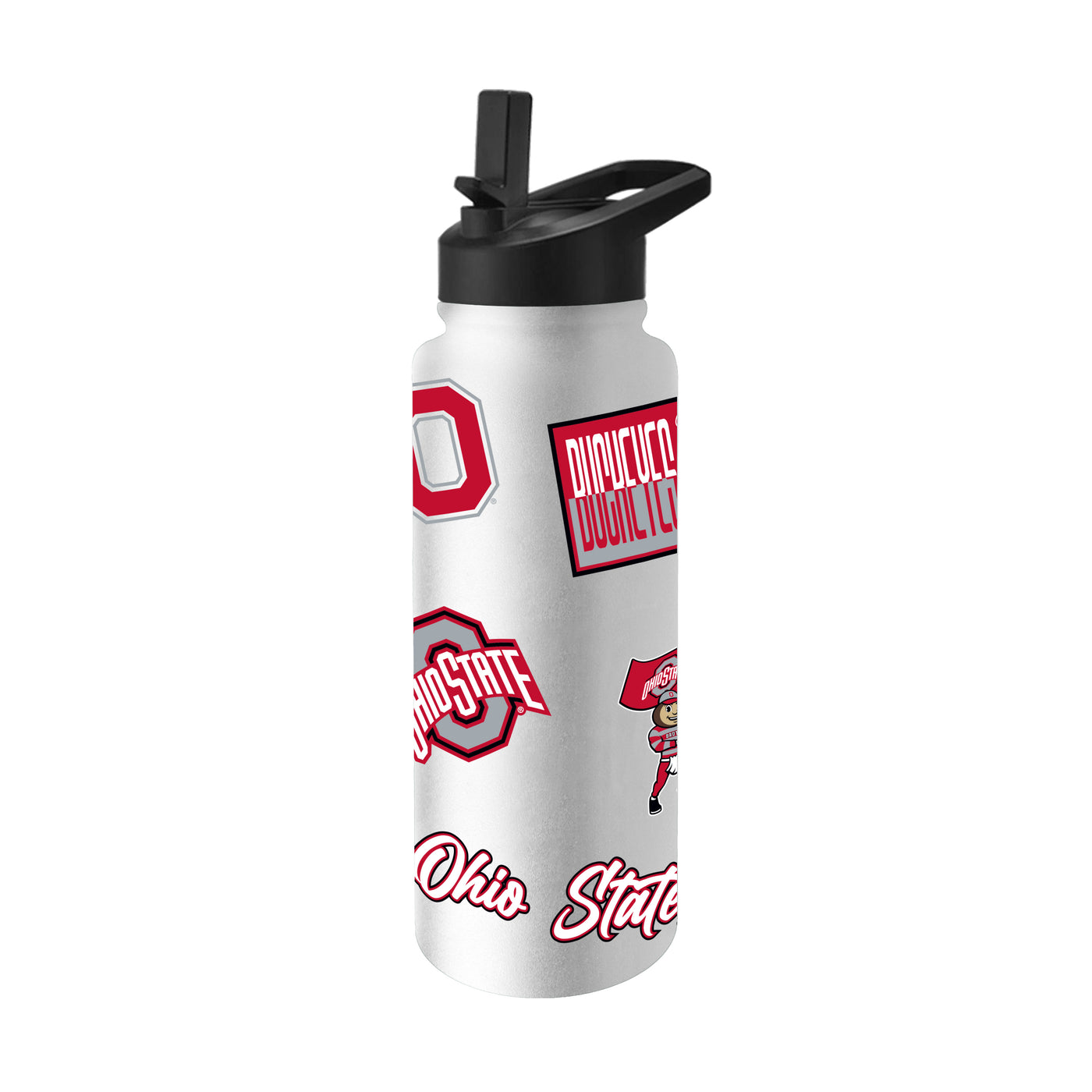 Ohio State 34oz White Dreamweave Quencher Bottle