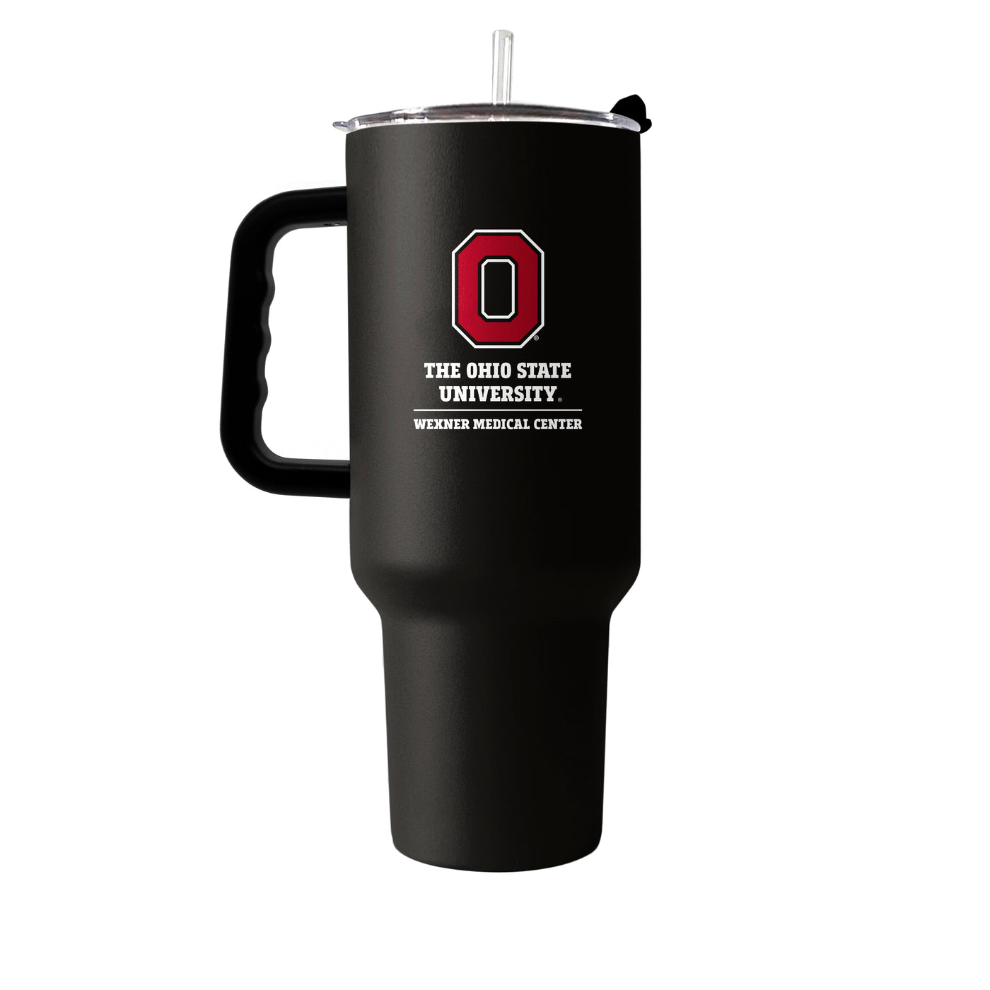 Ohio State Wexner Medical Center Black 40oz Powder Coat Tumbler