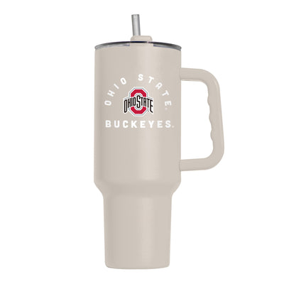 Ohio State 40oz Archway Sand Powder Coat Tumbler