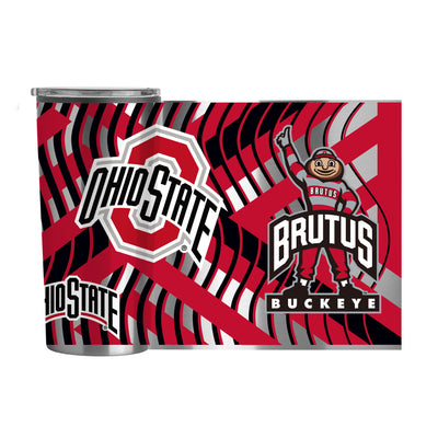 Ohio State 20oz Flex Plastic Wall Stainless