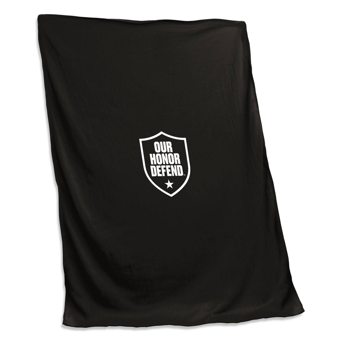 Ohio State Our Honor Defend Black Screened Sweatshirt Blanket - Logo Brands