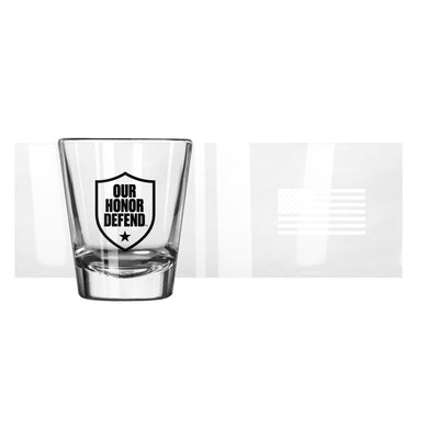 Ohio State Our Honor Defend 2oz Flag Shot Glass