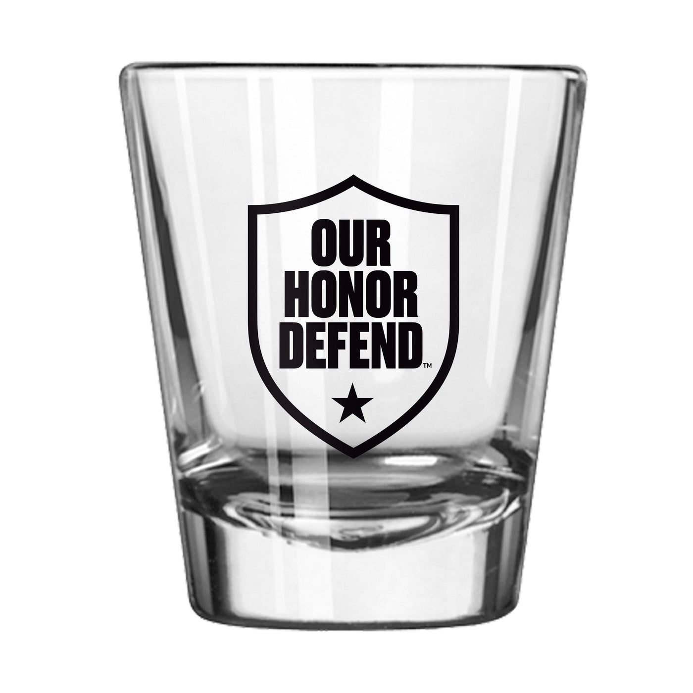 Ohio State Our Honor Defend 2oz Flag Shot Glass