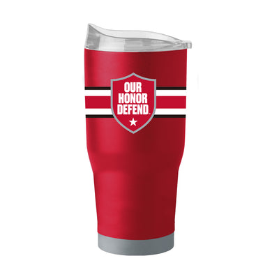 Ohio State Our Honor Defend Shield 30oz Powder Coat Tumbler