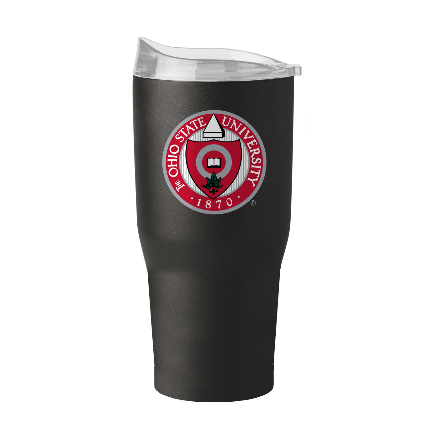 Ohio State Heritage 30oz Crest Logo Powder Coat Tumbler