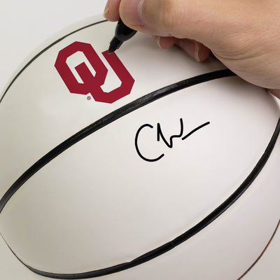 Oklahoma Mini  Size Autograph Basketball