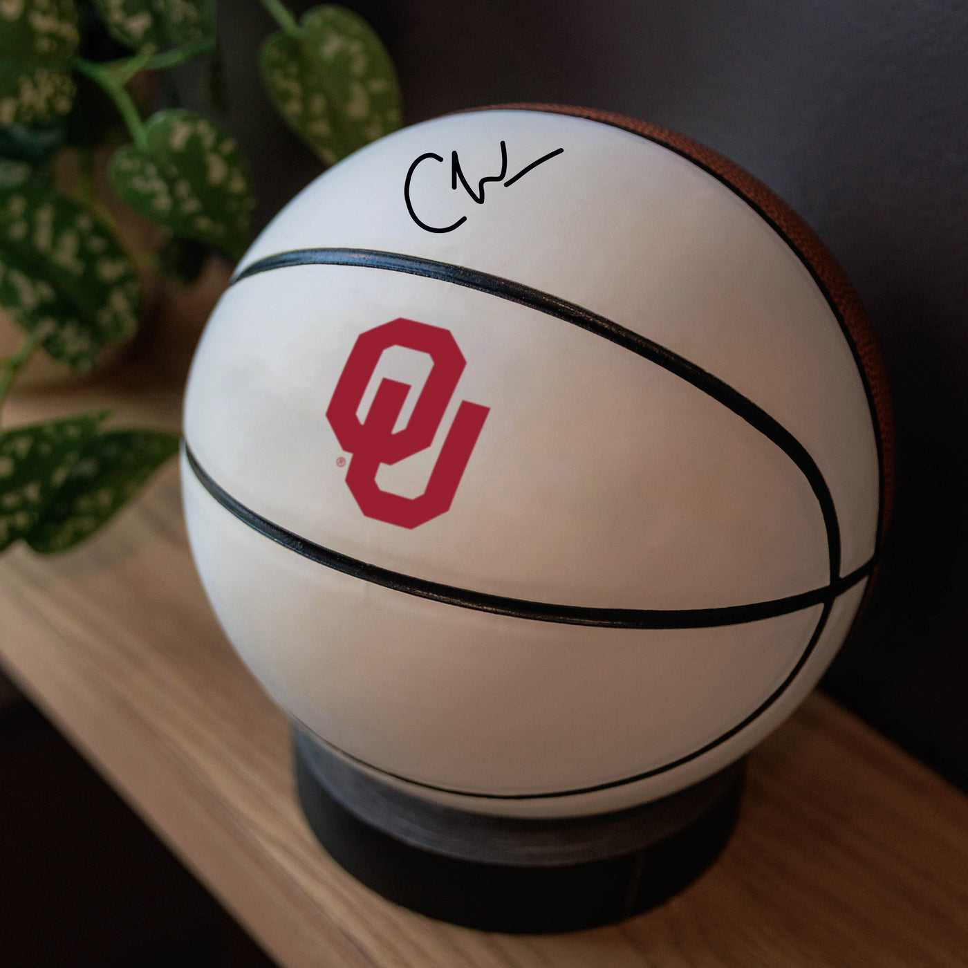 Oklahoma Mini  Size Autograph Basketball