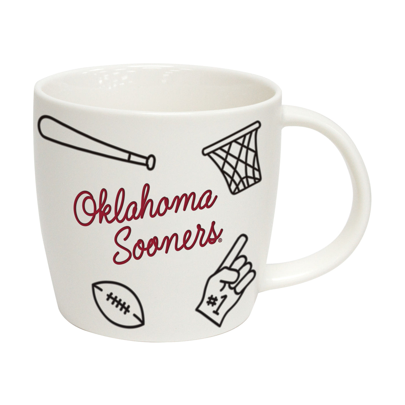Oklahoma 18oz Multi-Sport Playmaker Mug