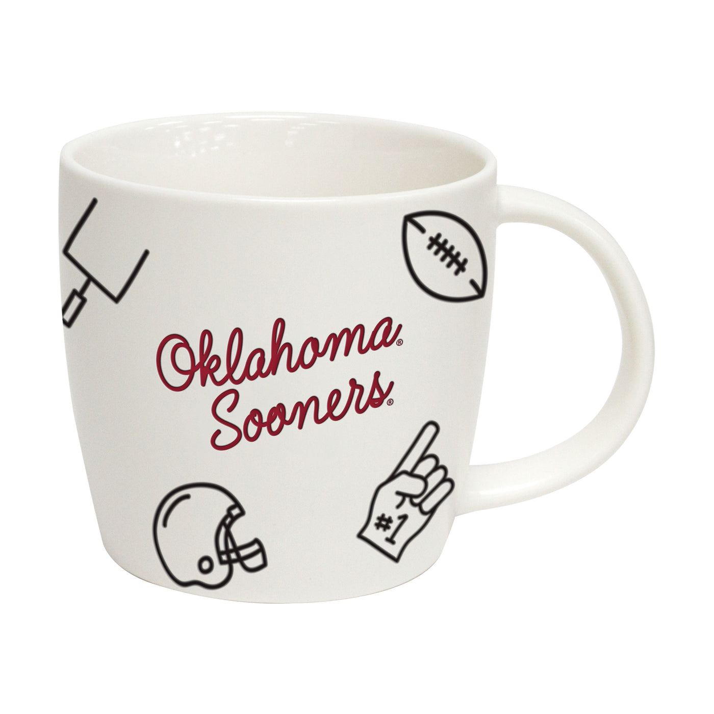 Oklahoma 18oz Playmaker Mug - Logo Brands