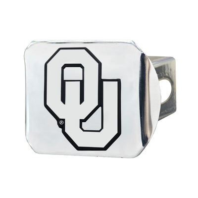 University of Oklahoma Chrome on Chrome Hitch Cover
