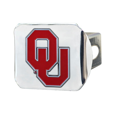 University of Oklahoma Color on Chrome Hitch Cover
