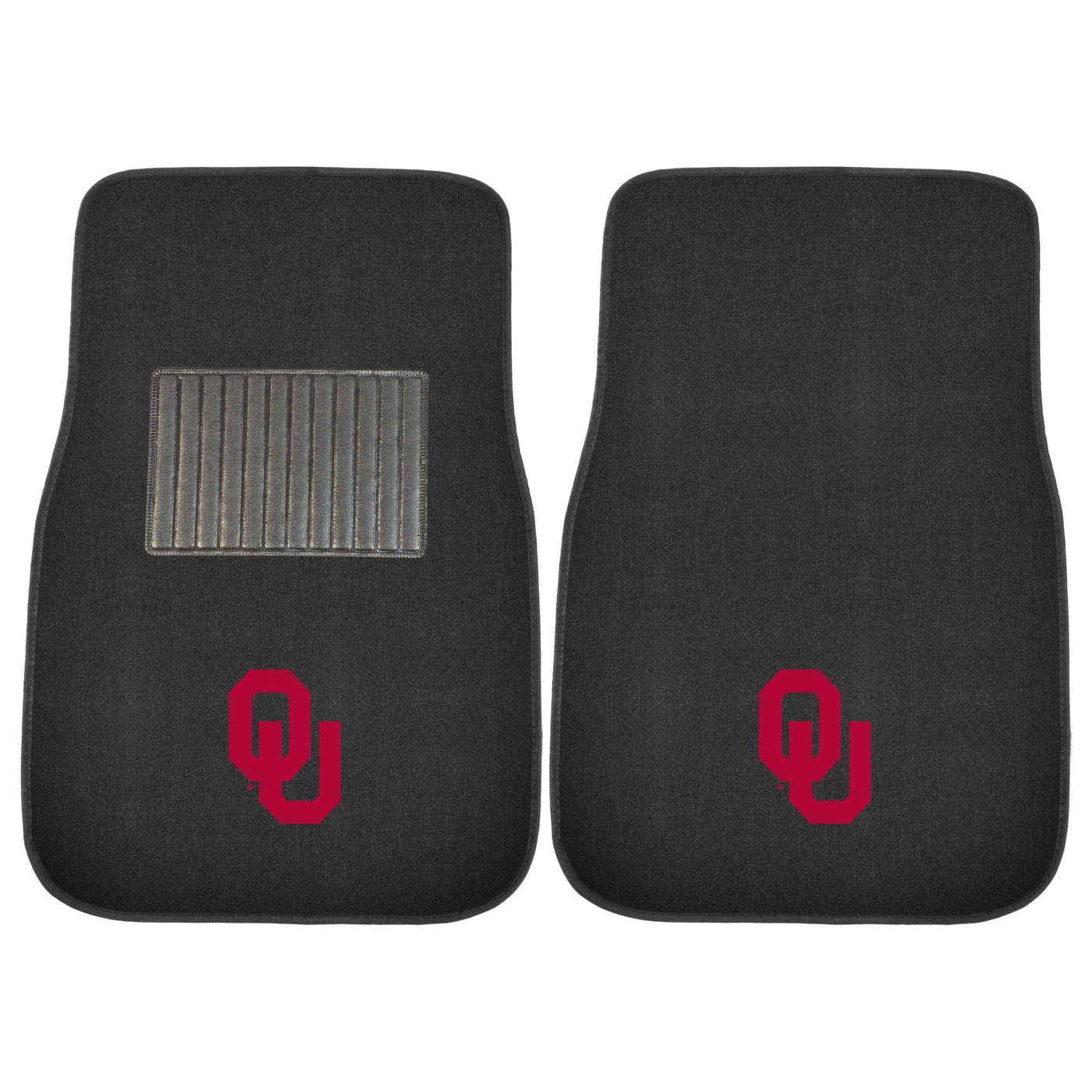 University of Oklahoma 2-pc Embroidered Car Mat Set