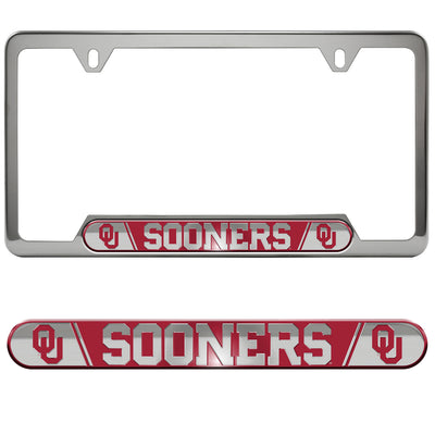 University of Oklahoma Embossed License Plate Frame