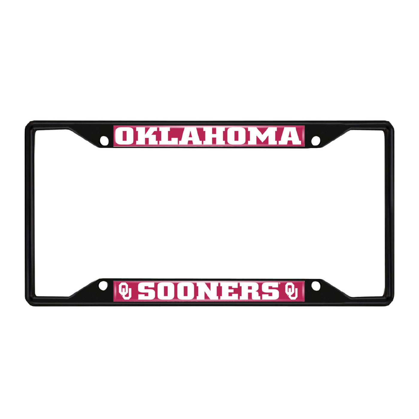 University of Oklahoma Black License Plate Frame