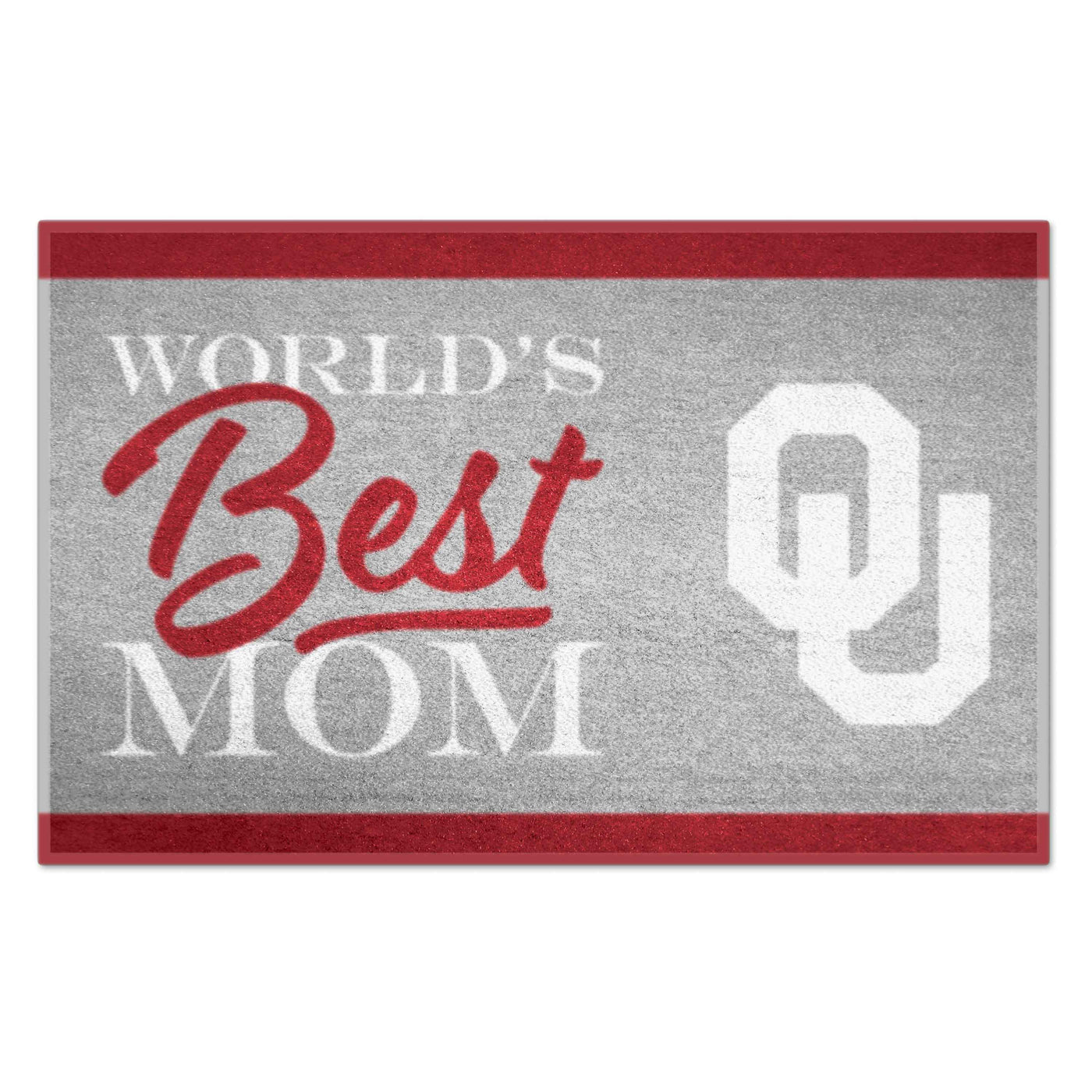 University of Oklahoma Starter Mat - World's Best Mom