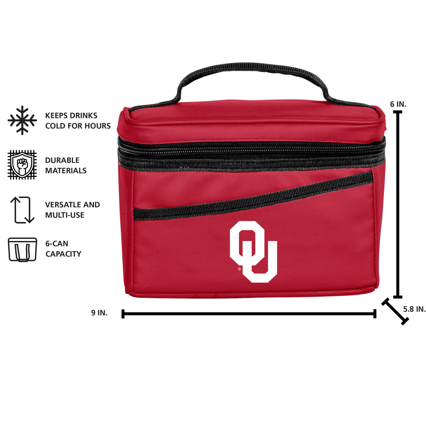 Oklahoma 6 Can Flex Cooler