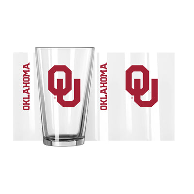 Oklahoma 16oz Gameday Pint Glass