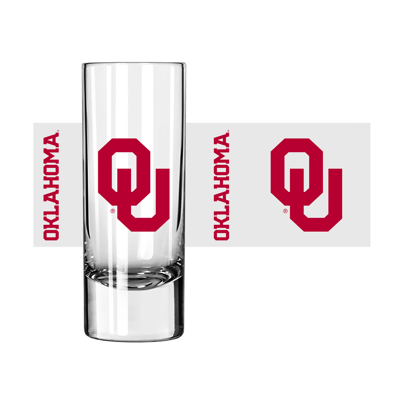 Oklahoma 2.5oz Gameday Shooter Glass