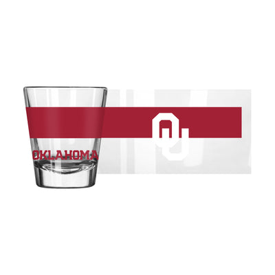 Oklahoma 2oz Colorblock Shot Glass