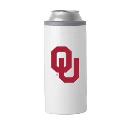 Oklahoma Letterman 12 oz Slim Can Coolie