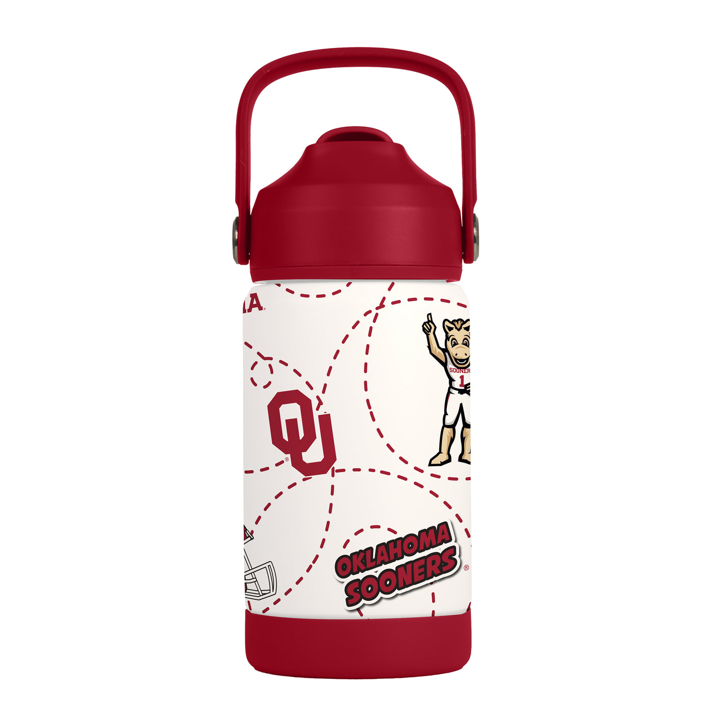 Oklahoma 12oz Mascot SS Kids Bottle