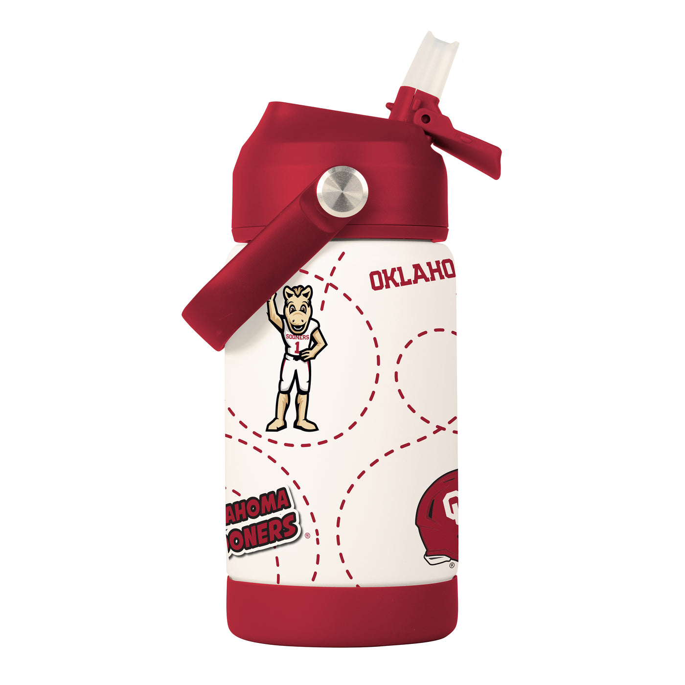 Oklahoma 12oz Mascot SS Kids Bottle