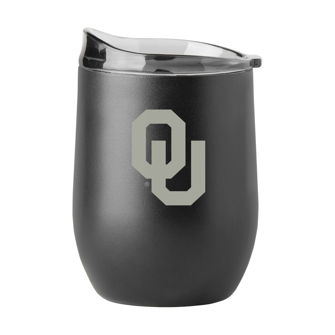 Oklahoma GunMetal 16oz Black Powder Curved Beverage