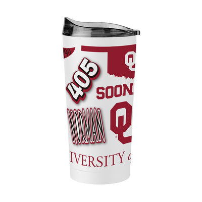 Oklahoma 20oz Native Powder Coat Tumbler