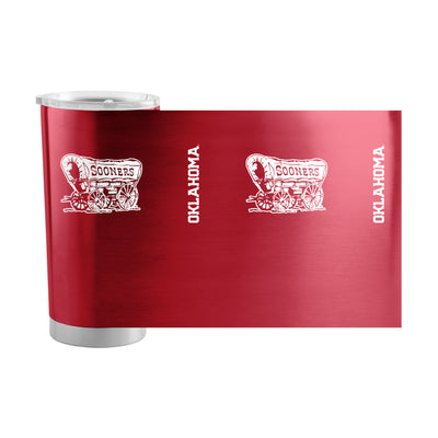 Oklahoma 1 Color 20oz Gameday Stainless Tumbler