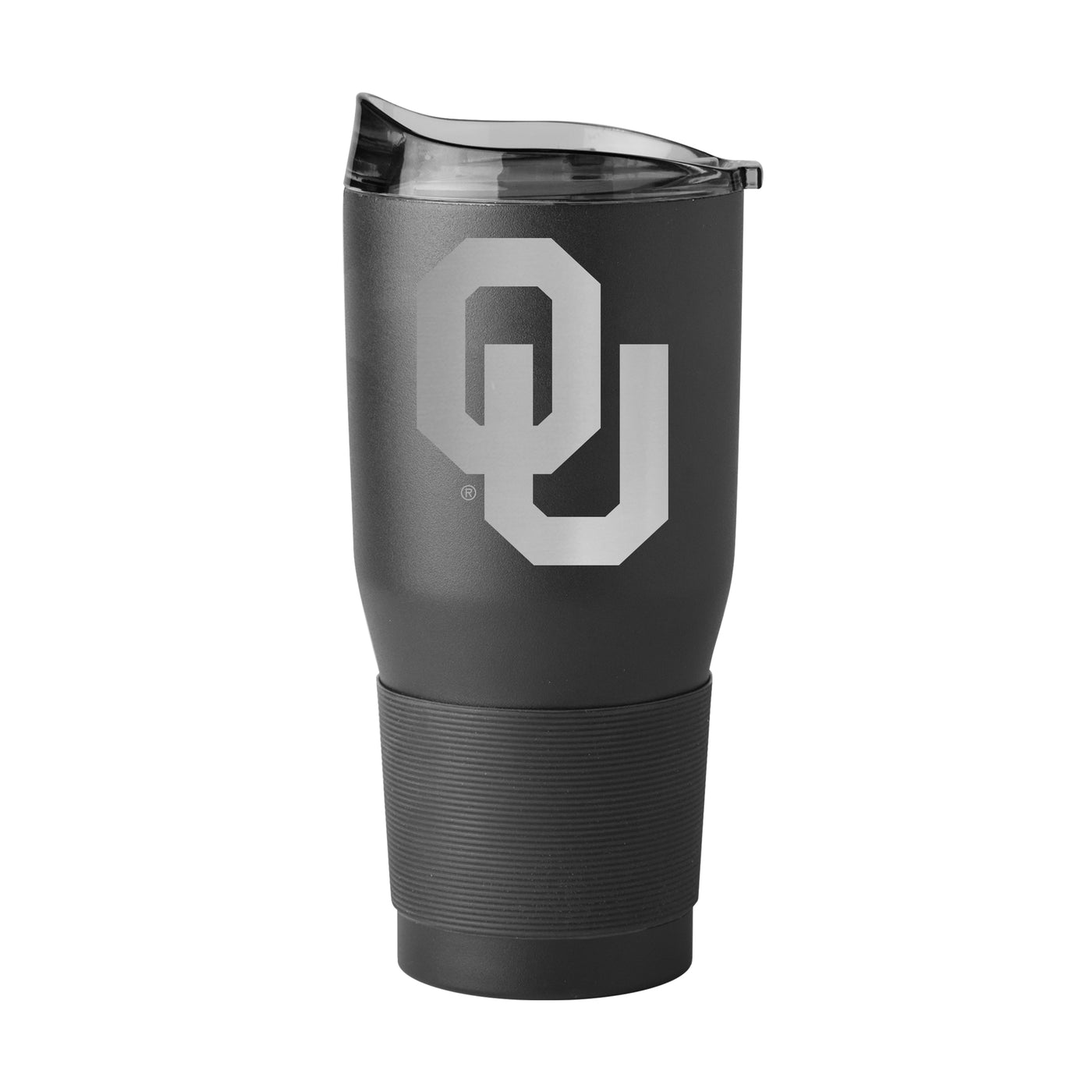 Oklahoma GunMetal 30oz Black Powder Coat Tumbler