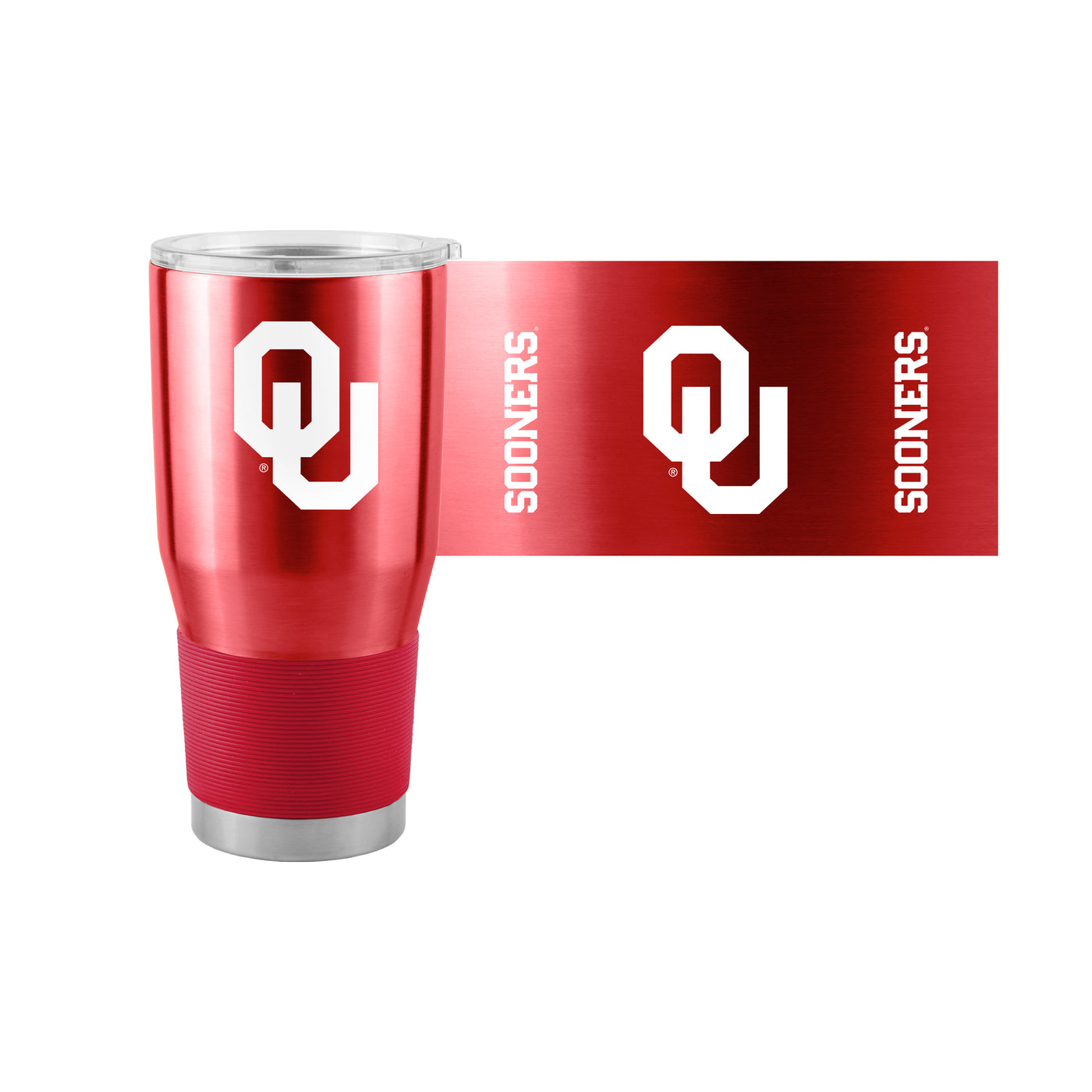 Oklahoma 'OU' 30oz Gameday Stainless Tumbler - Logo Brands
