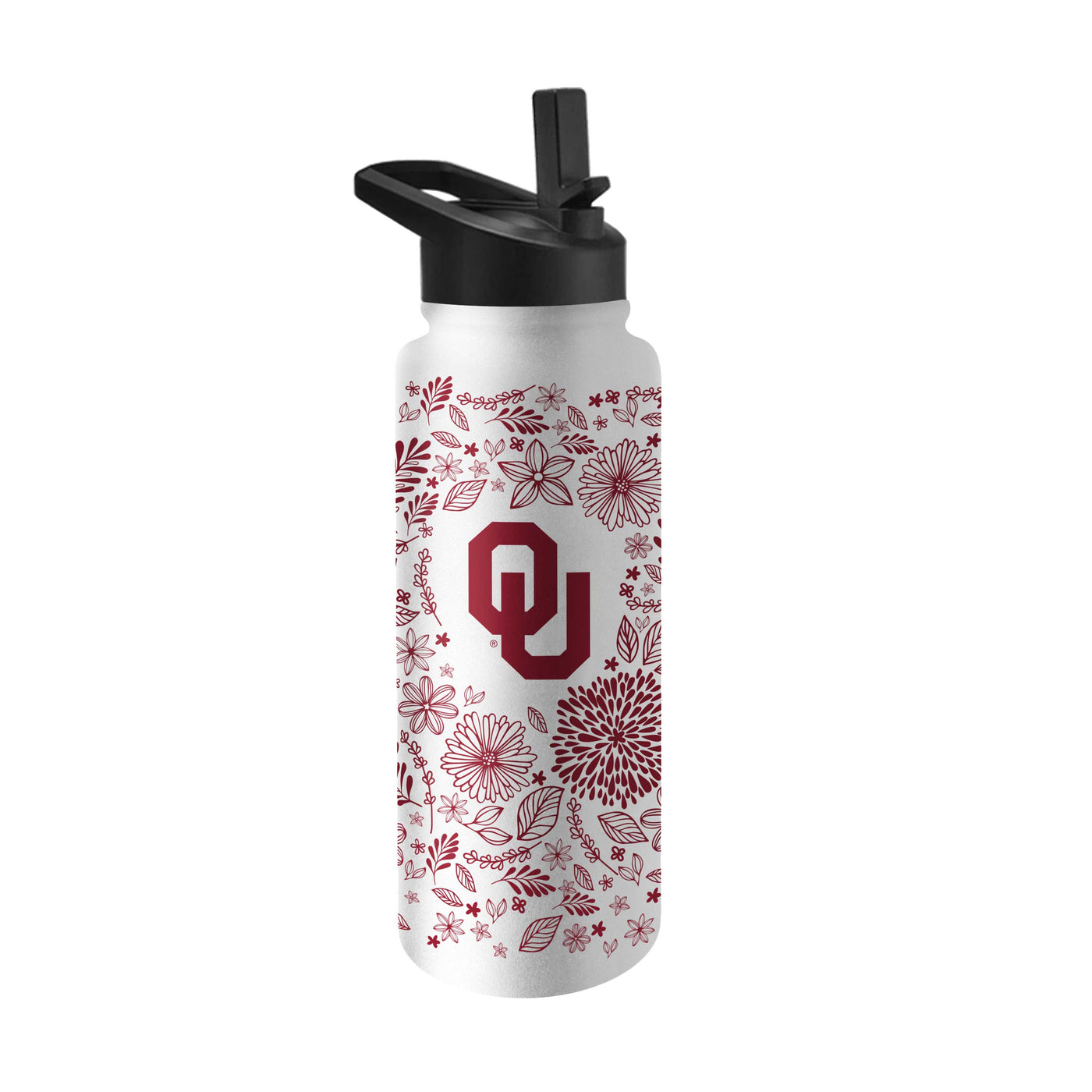 Oklahoma Quencher Botanical Flip Top Water Bottle