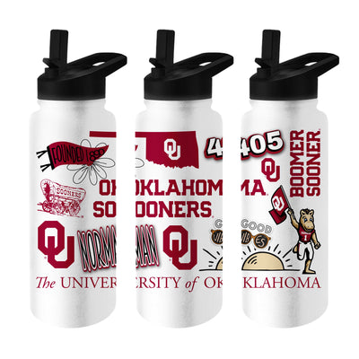 Oklahoma 34oz Native Quencher Bottle - Logo Brands