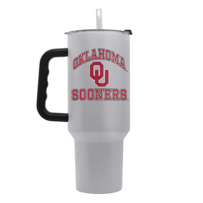 Oklahoma 40oz Athletic Powder Coat Tumbler - Logo Brands