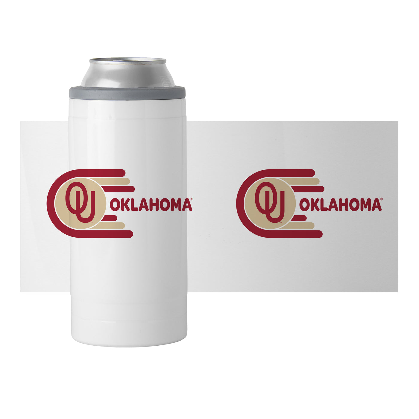 Oklahoma 12oz Whirl Slim Can Coolie