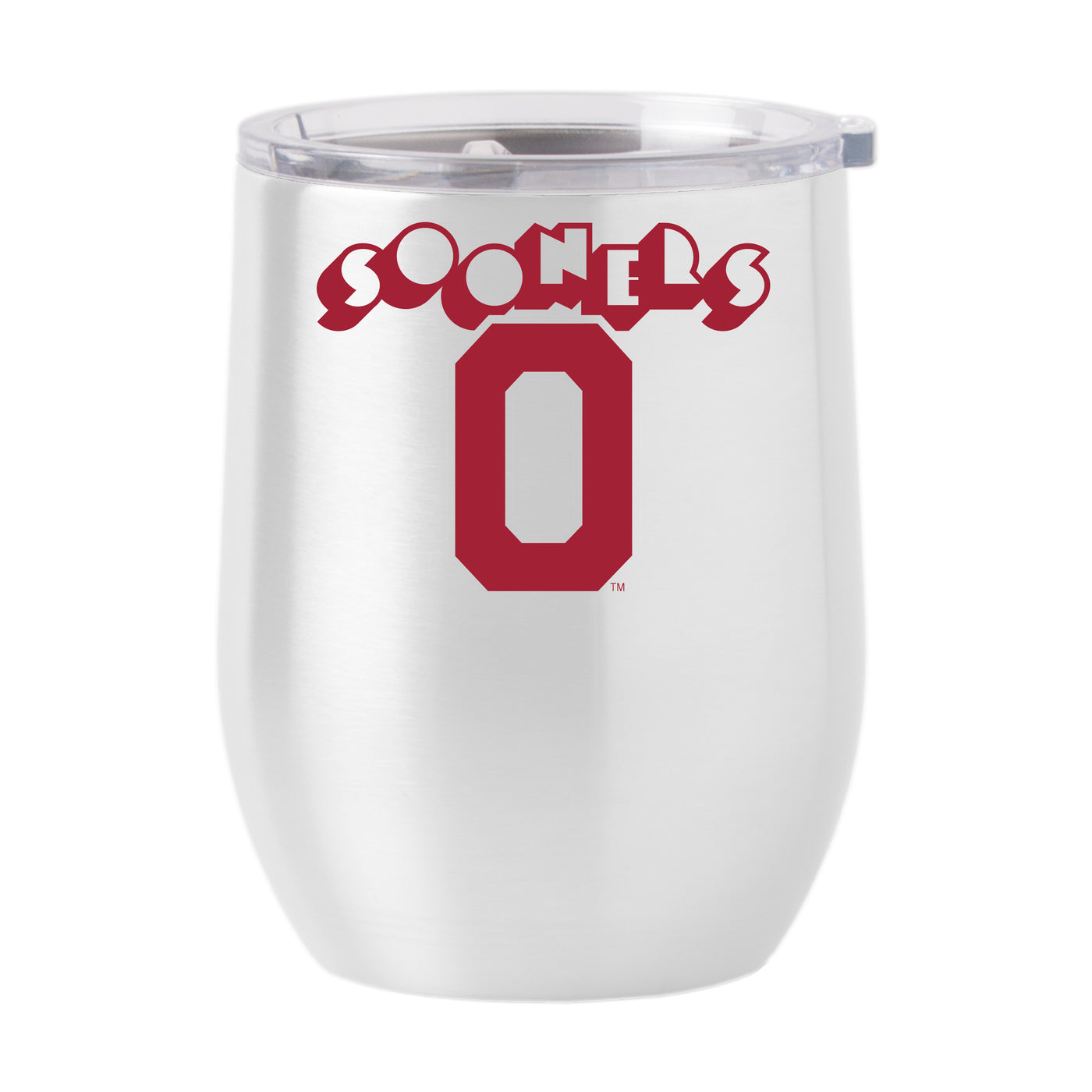 Oklahoma 16oz Arcade Stainless Curved Beverage