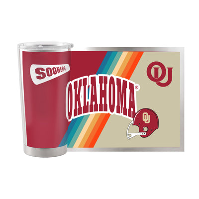 Oklahoma 20oz Wave Stainless Steel Tumbler