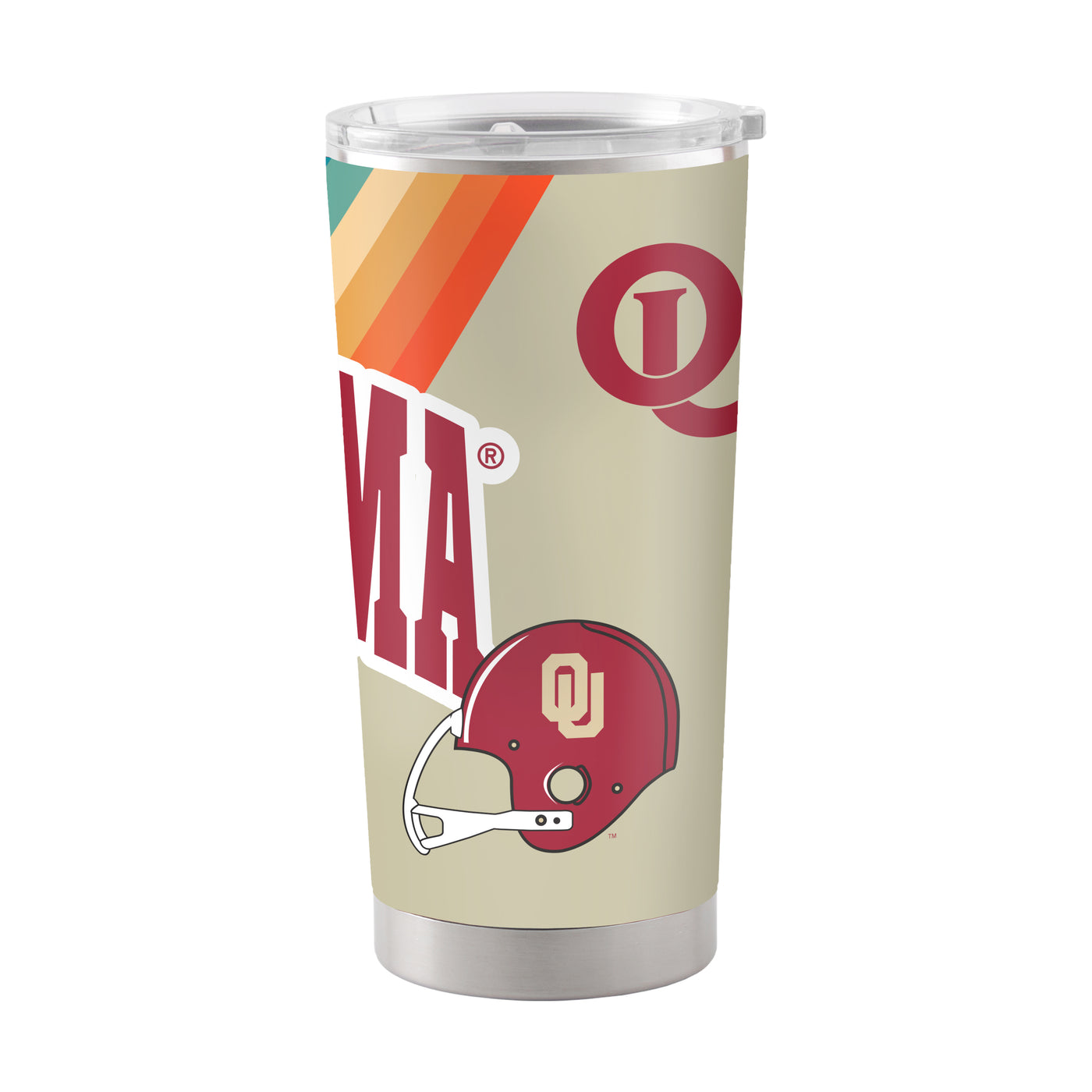 Oklahoma 20oz Wave Stainless Steel Tumbler