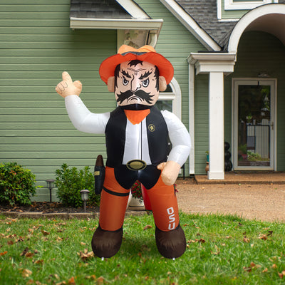 Oklahoma State Pistol Pete 7ft Yard Inflatable Mascot