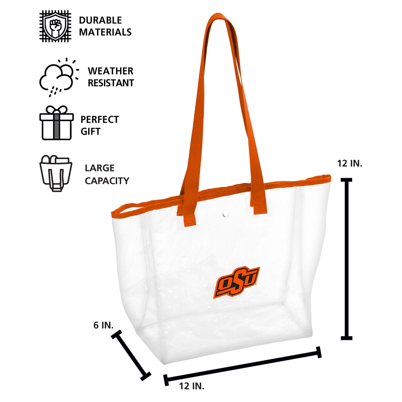 OK State Stadium Clear Bag