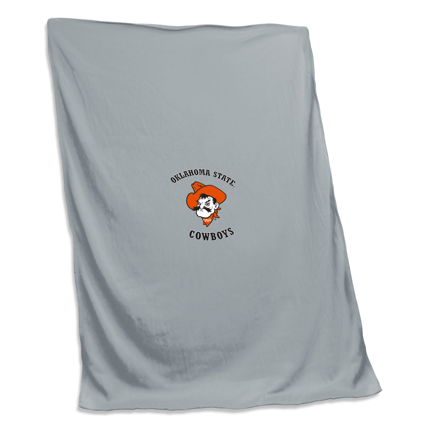 OK State Grey Pete Sweatshirt Blanket (Screened)