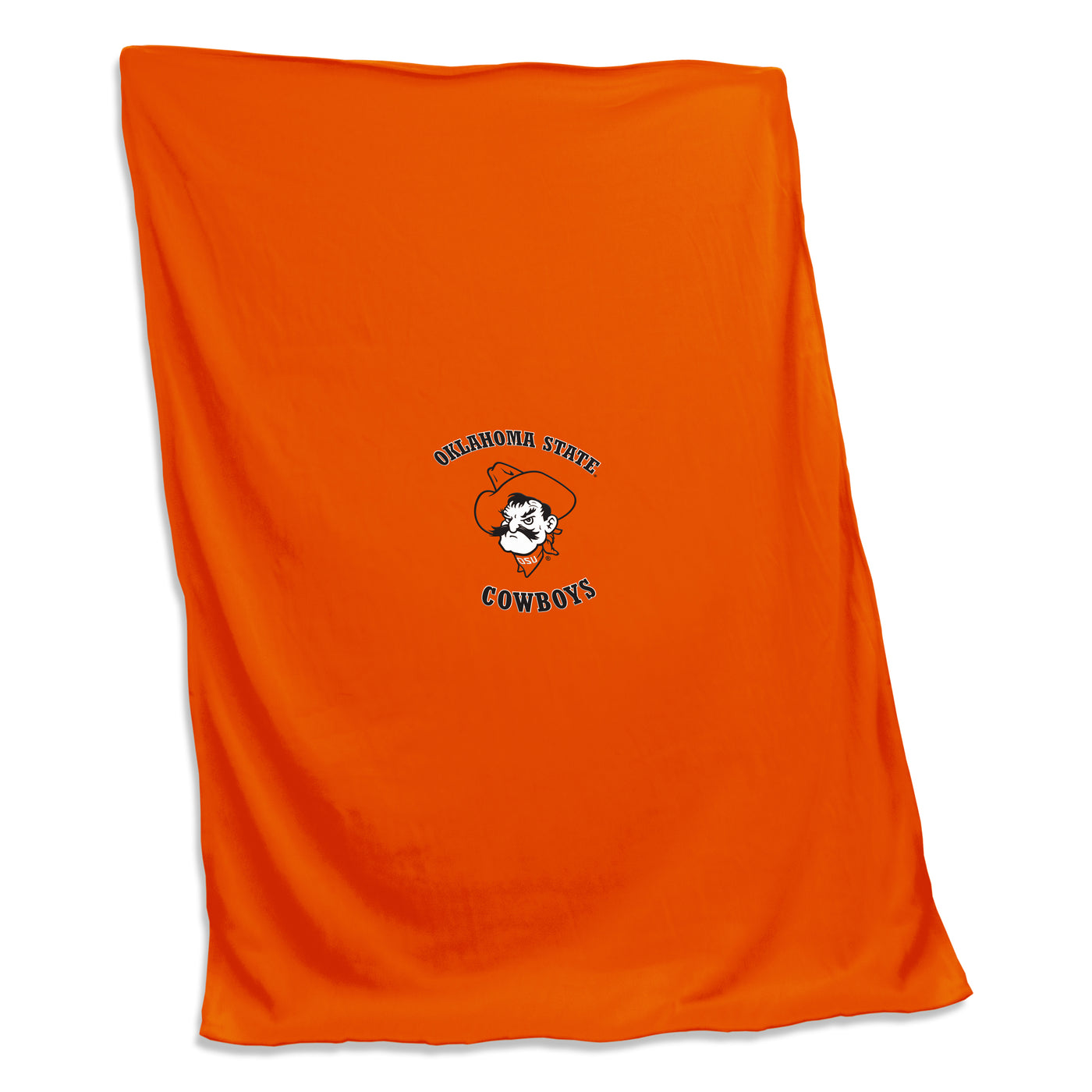 Oklahoma State Orange Pete Sweatshirt Blanket (Screened)
