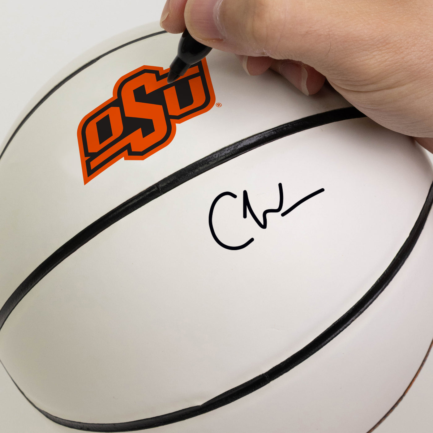 OK State Mini-Size Autograph Basketball