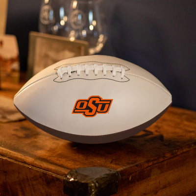 Oklahoma State Official-Size Autograph Football - Logo Brands