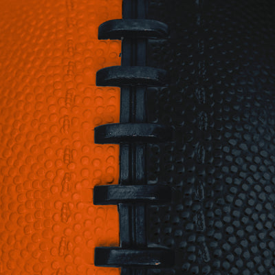 OK State Pinwheel Junior Size Rubber Football